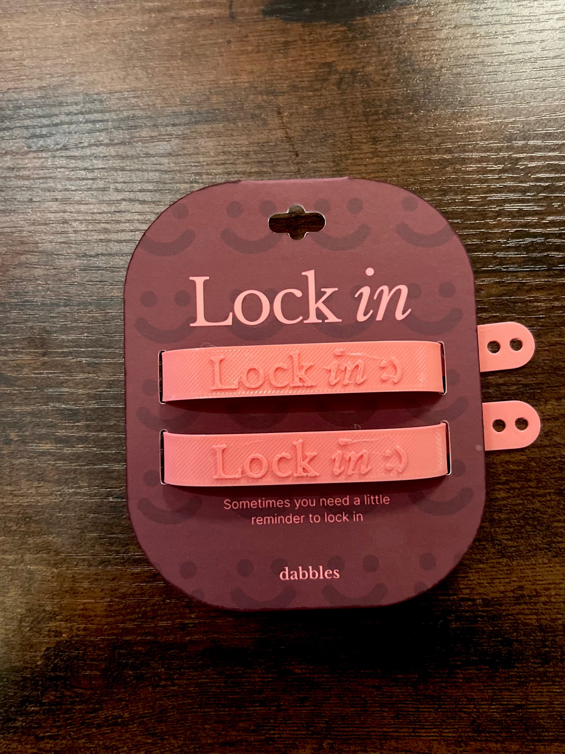 Lock in Wristband
